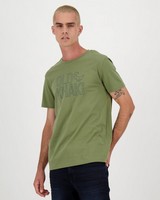 Men's Damian Standard Fit T-Shirt -  olive