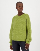 Women’s Jane Textured Pullover -  green
