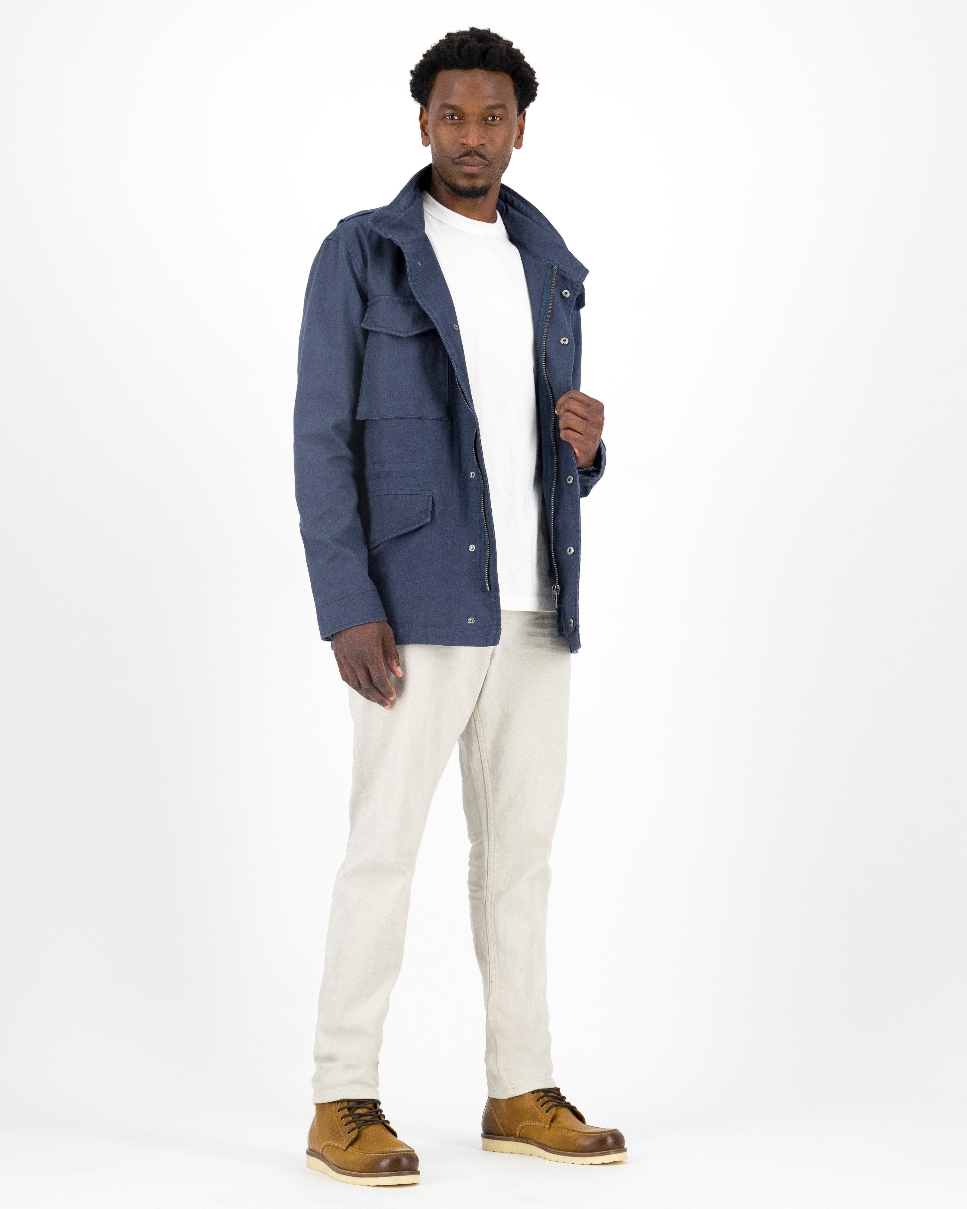 navy parka men