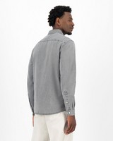 Men's William Slim Fit Denim Shirt -  grey