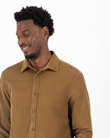 Men's Finn Regular Fit Shirt -  brown