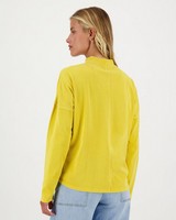 Women's Nirvana Overdye Top -  yellow