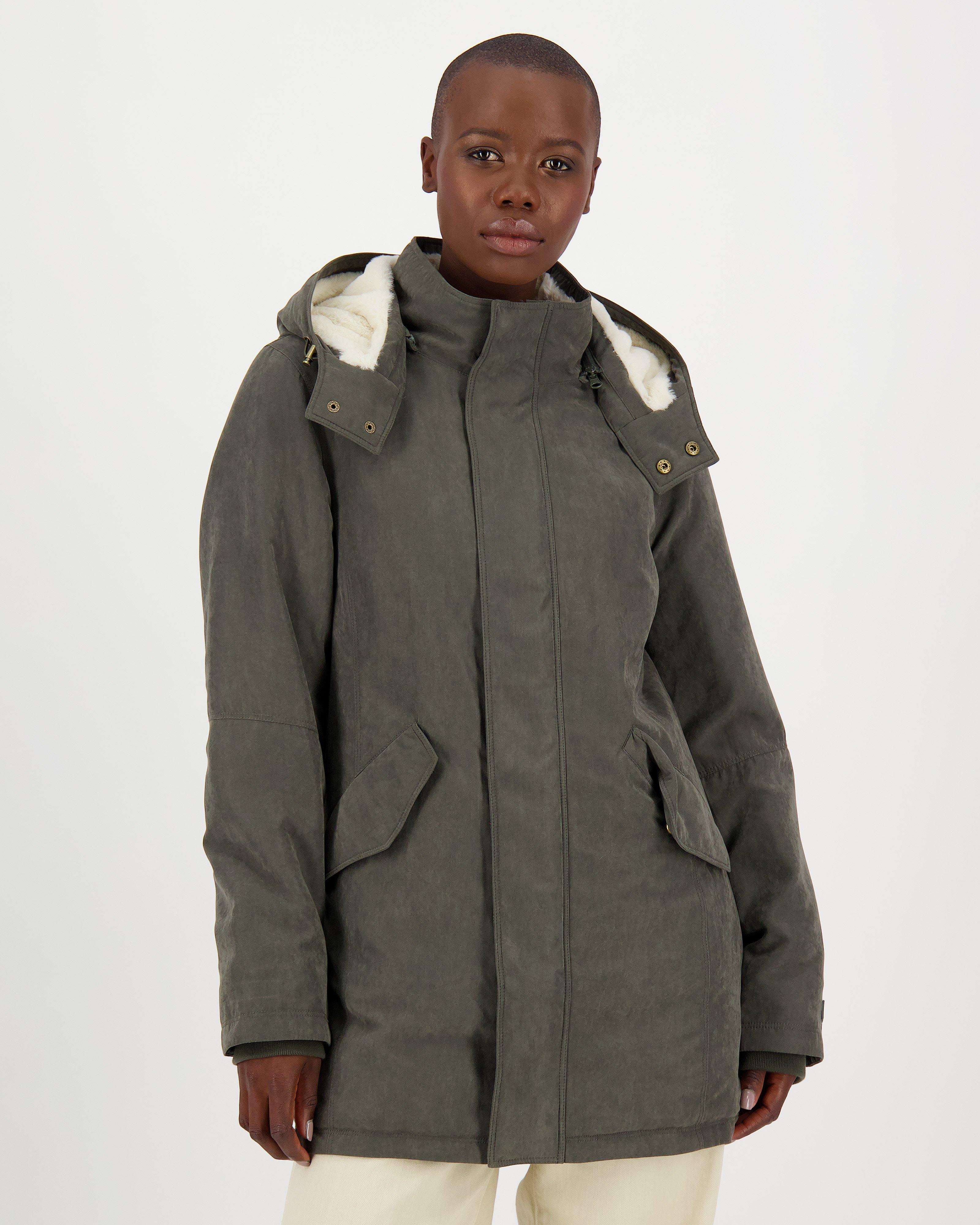 khaki parkas for women
