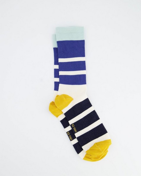 Men's Hiram Retro Stripe Sock -  assorted