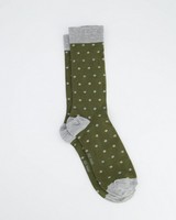 Men's Farrell Dotty Sock -  olive