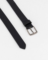 Women's Kodiak Leather Belt -  black