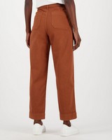 Women's Selma Straight Pants -  rust
