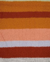 Women's Luella Stripe Knitted Scarf -  rust