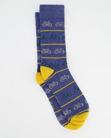 Men’s Rale Bicycle Sock -  blue
