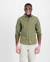 Men's Chris Slim Fit Shirt -  darkolive