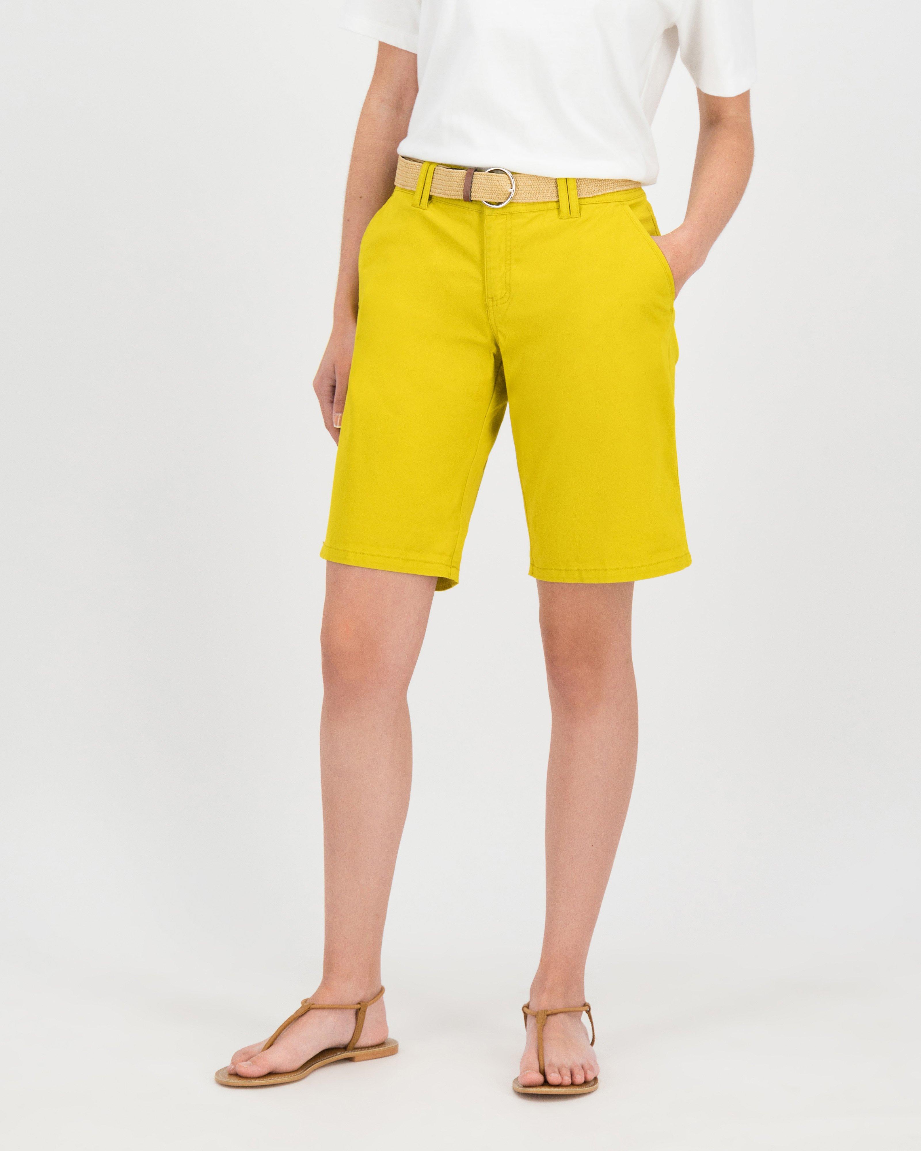 long chino shorts womens