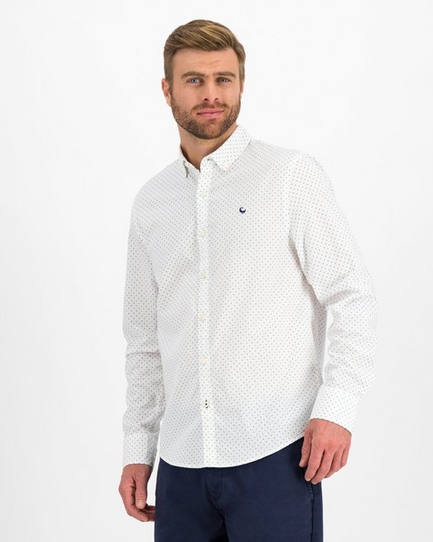 Men's Dane Slim Fit Shirt -  white