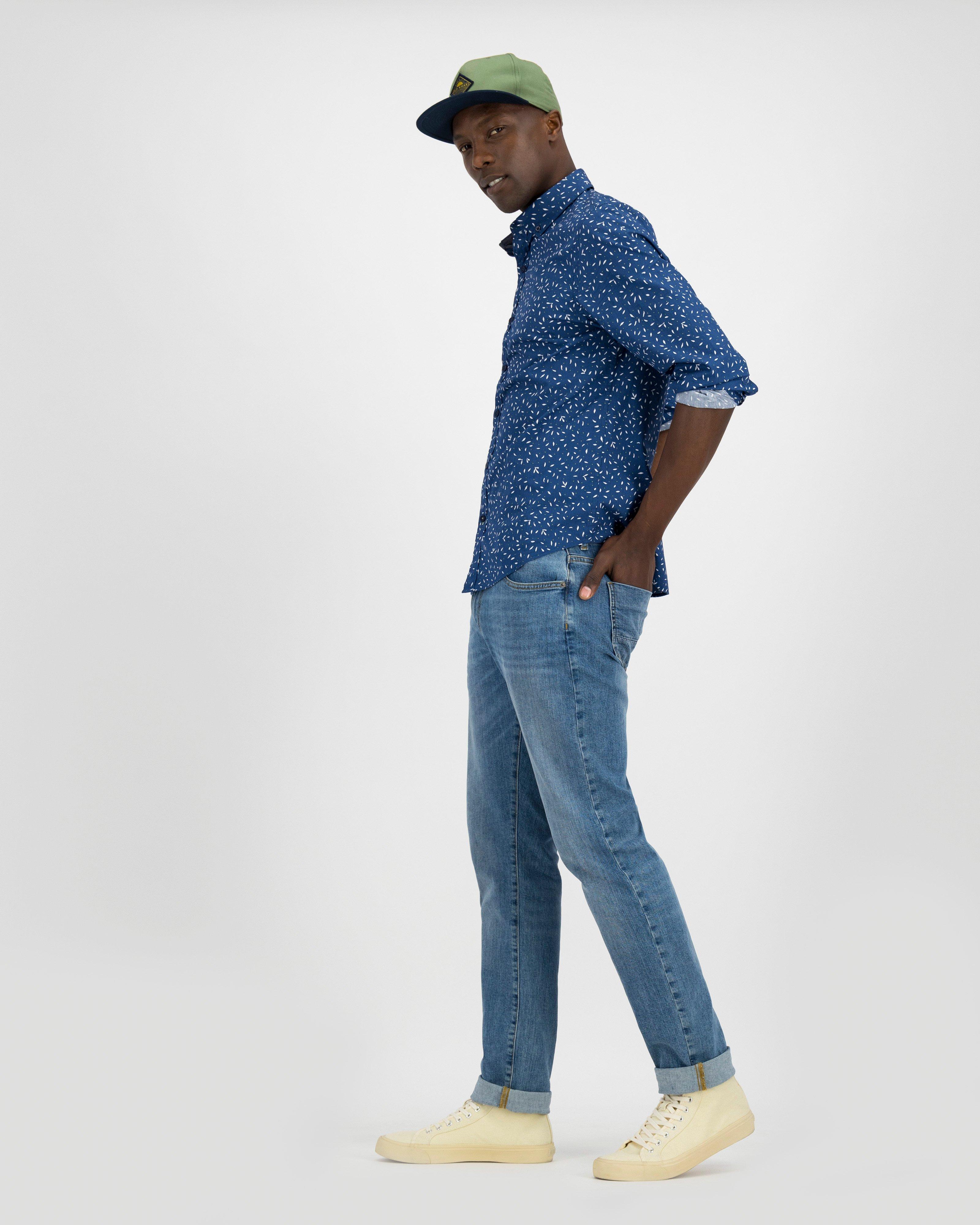 Men's Zeek Slim Fit Shirt -  Navy