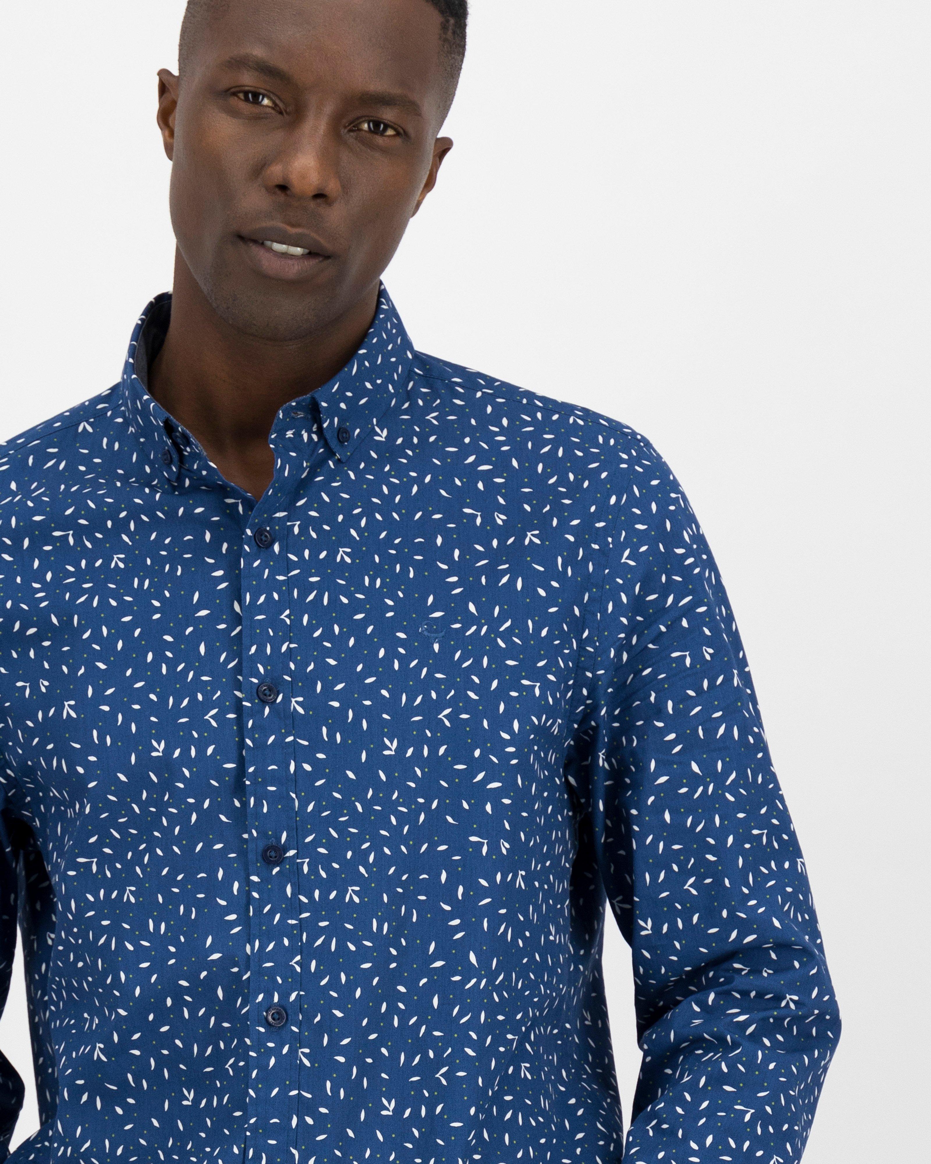 Men's Zeek Slim Fit Shirt -  Navy