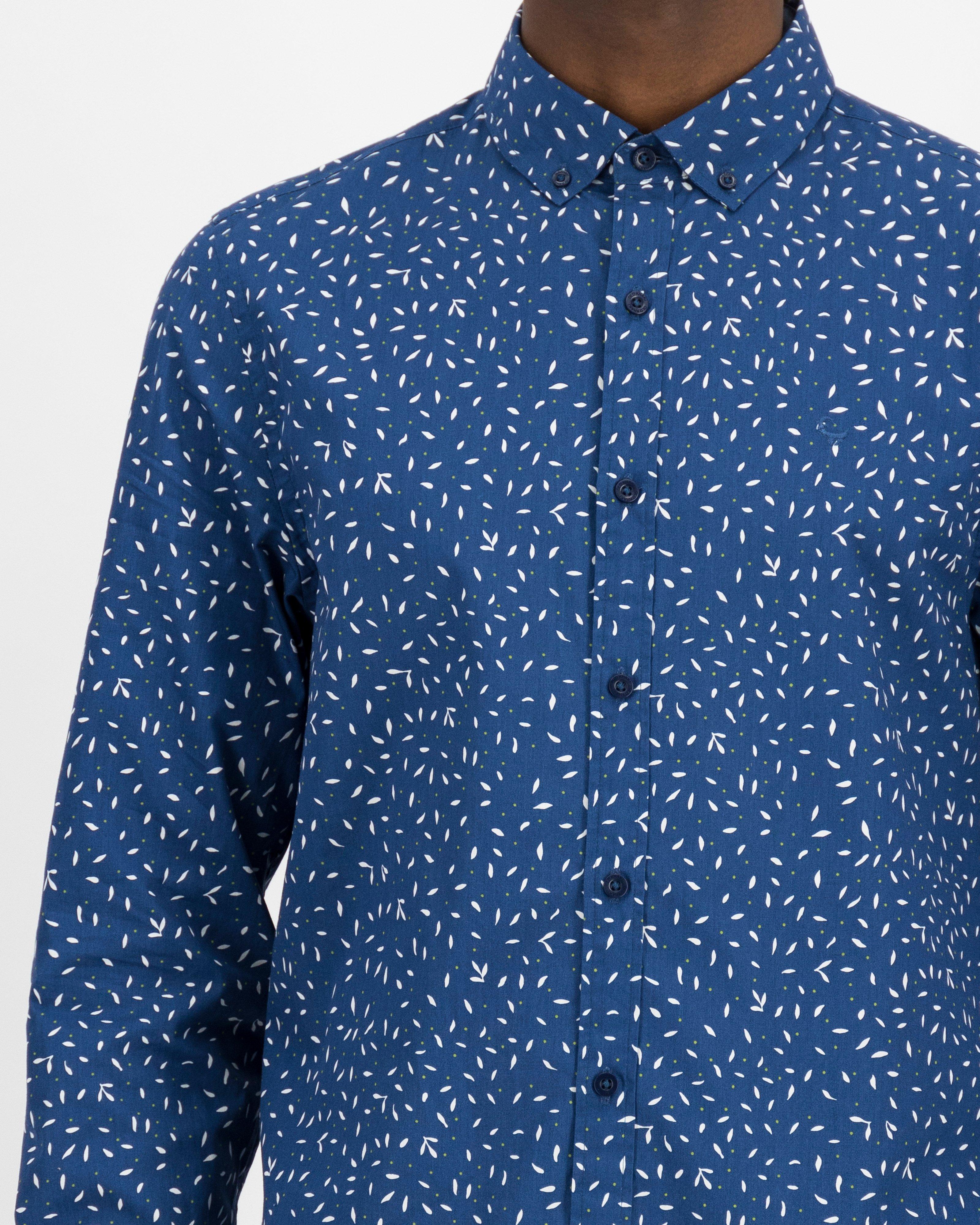 Men's Zeek Slim Fit Shirt -  Navy