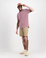 Men's Charlie Relaxed Fit Golfer -  berry
