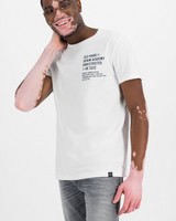 Men's Veece Standard Fit T-Shirt -  white