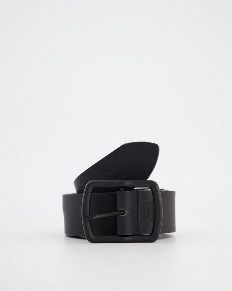 Men's Carmack Leather Belt -  black