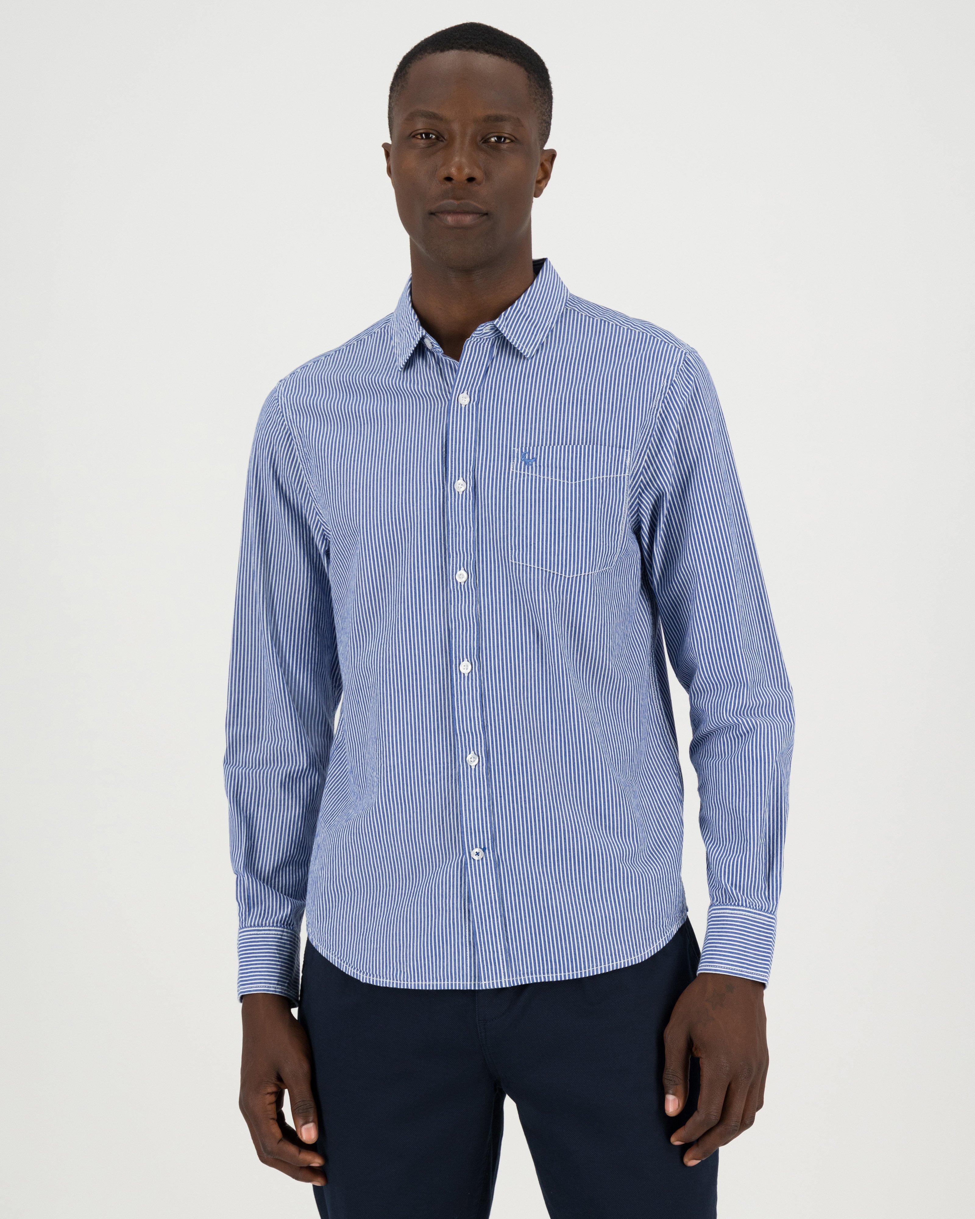 Men's Judo Slim Fit Shirt -  Blue