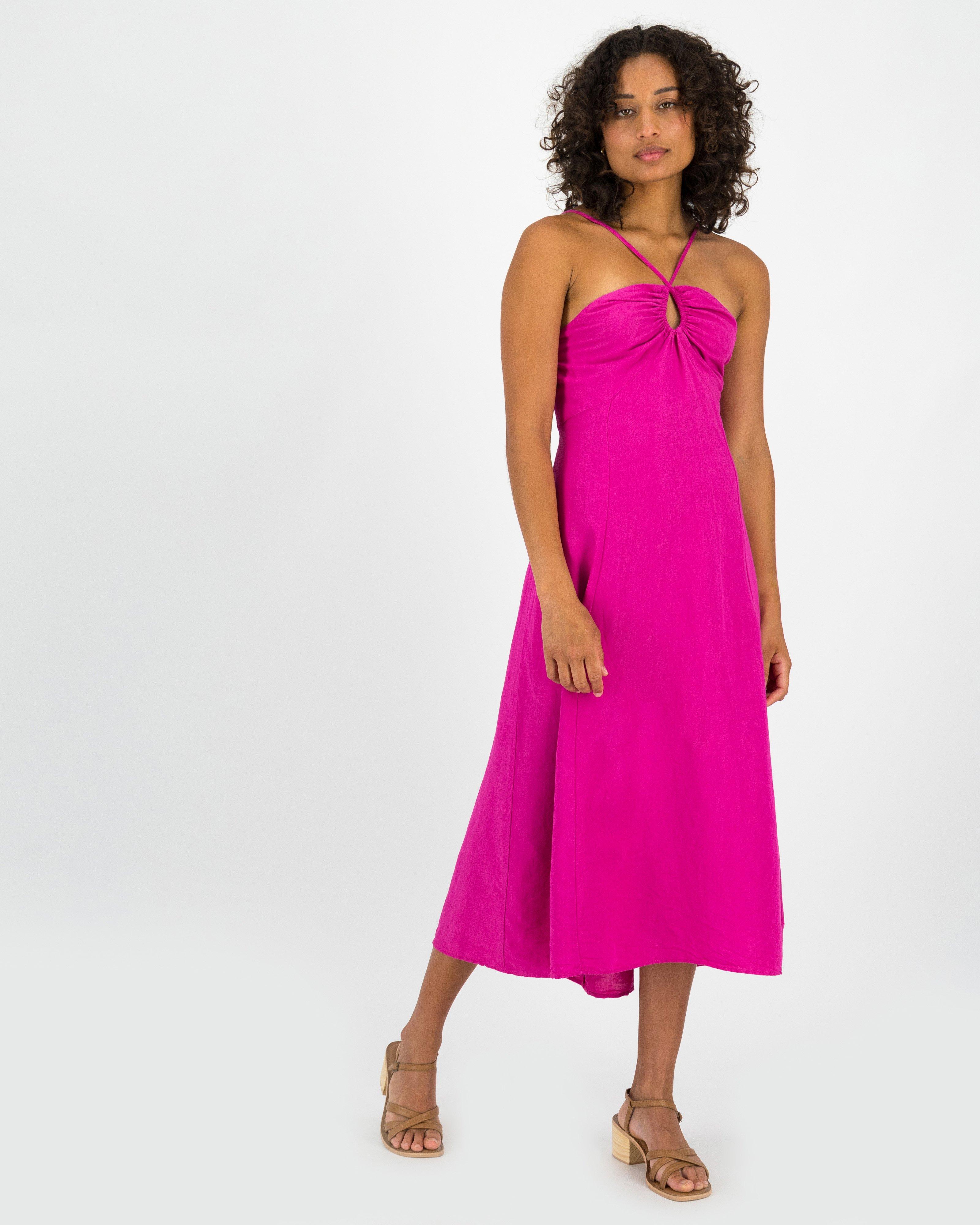Serena Dress- beige main image 1