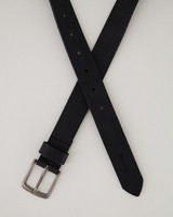 Old Khaki Women's Kodiak Leather Belt -  black