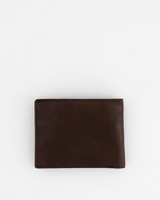Men's Dale Foldover Leather Wallet -  brown-brown