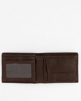 Men's Dale Foldover Leather Wallet -  brown-brown