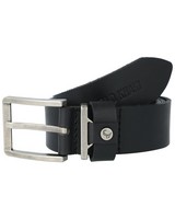 Fisher Leather Belt -  black