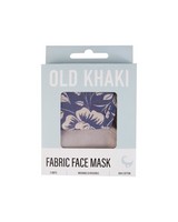 2-Pack Tropical Fabric Face Masks -  blue-lightblue