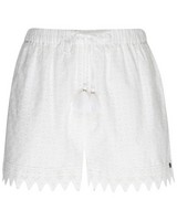 Mahra Lace Shorts -  milk