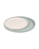 Pret-a-Pot Blom Dinner Plate  -  grey