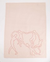 Matisse 'Dance' Tea Towel -  pink