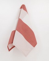 Pink Colourblock Tea Towel -  pink