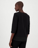 Bea Ponte Relaxed T-Shirt -  black