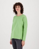 Bella Slub T-Shirt -  green