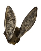 Brass Bunny Ear Hook -  gold