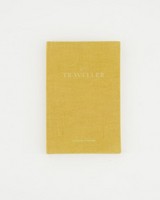 The Traveler Linen Covered Notebook -  ochre