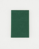 Poetry Linen Notebook -  green