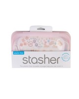 Stasher Snack Storage Container  -  rose