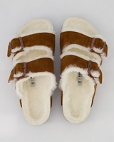 Birkenstock Arizona Fur Sandal -  tan