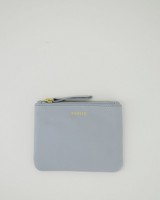 Moira Leather Pouch -  midblue