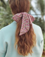 2-Pack Simoa Floral Bow & Scrunchie Set -  assorted