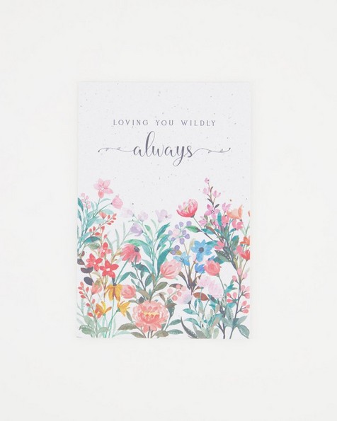 Growing Paper Loving You Wildly Card -  assorted