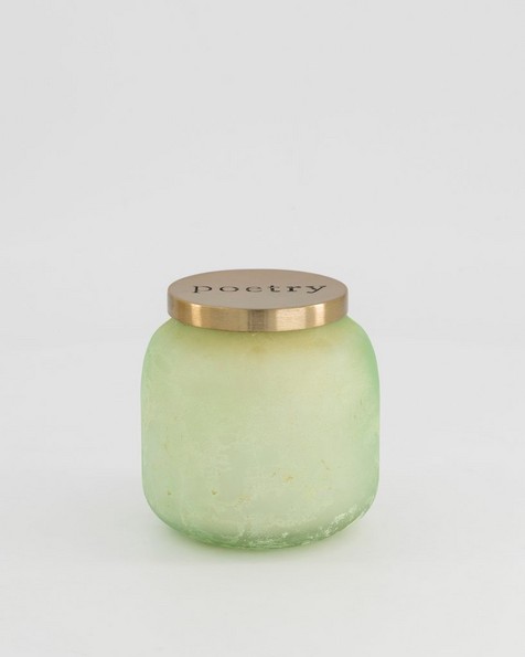 Seaglass Candle In A Jar -  sage
