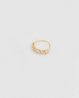 Baguette Stacked Ring -  gold