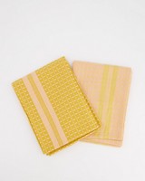 2-Pack Lana Tea Towel Set -  pink