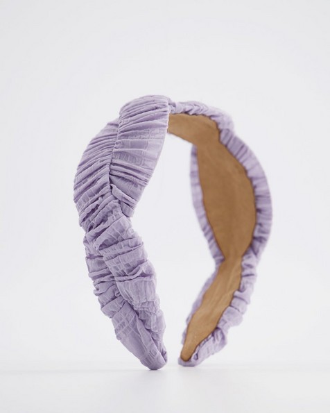 Berni Textured Aliceband -  lilac