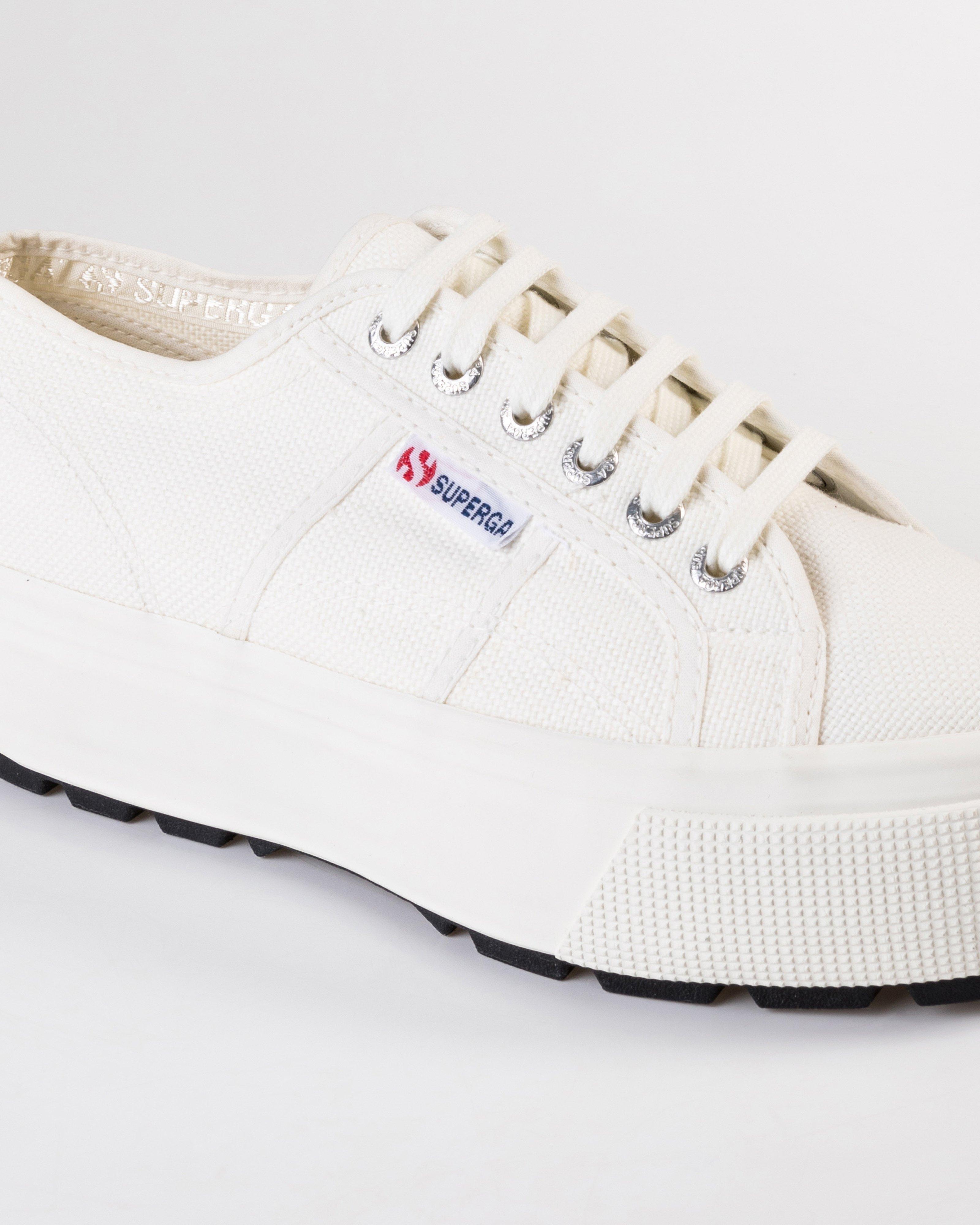 superga platform sneaker leather