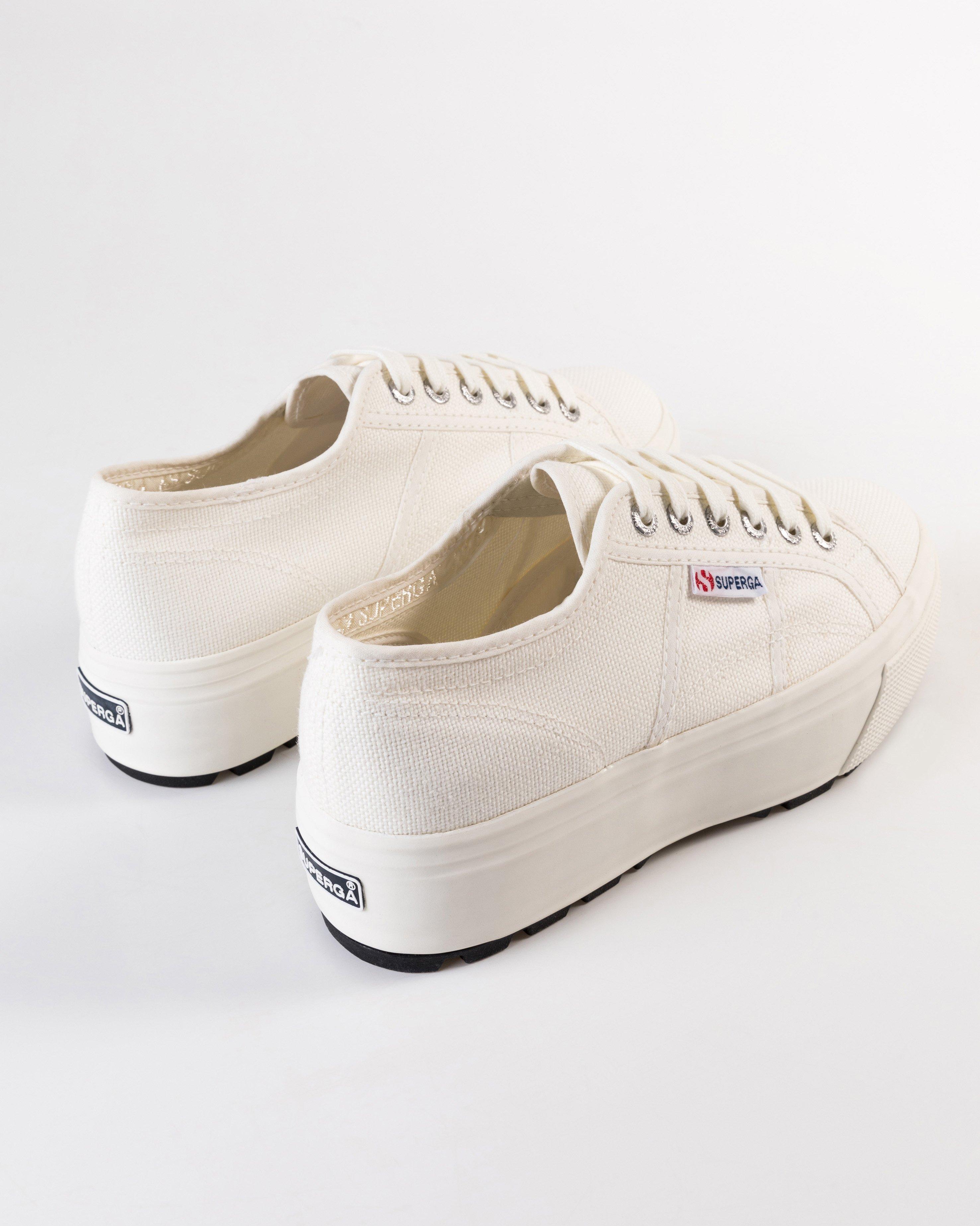 superga platform white sneaker