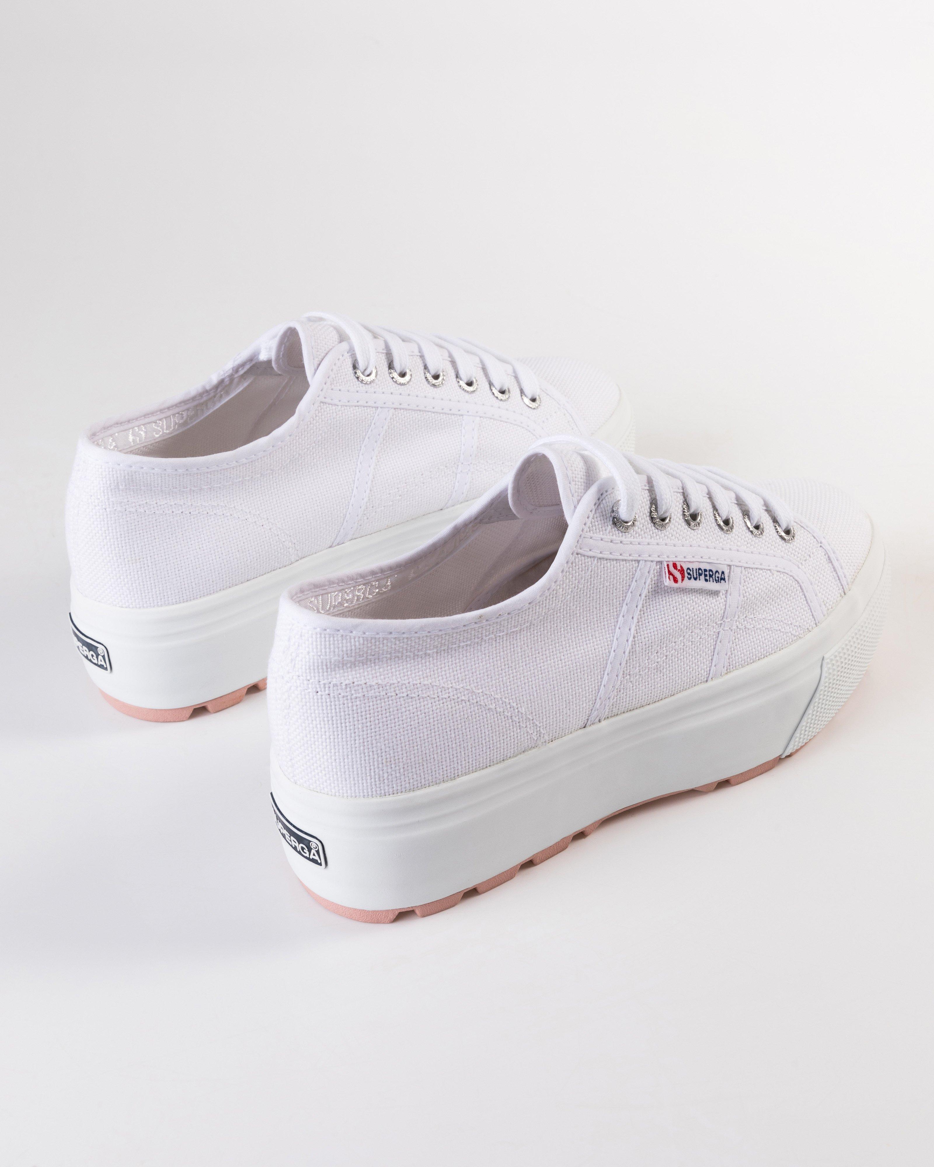 superga platform white sneaker